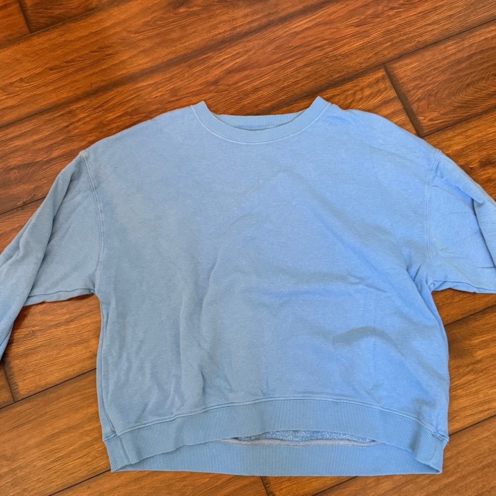 American Eagle Outfitters Sky Blue Sweatshirt